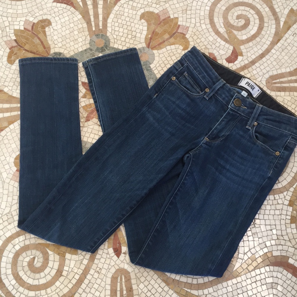 Paige Mid-Rise Denim Jeans